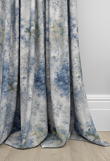 Woodland, Saxon Blue - Made to Measure Curtains